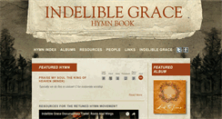 Desktop Screenshot of indeliblegracehymnbook.com